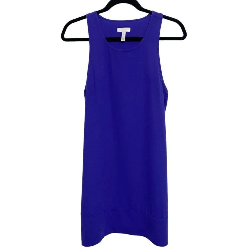 LEITH racerback Sleeveless Shift Dress Blue Purple Small